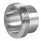 Steel & Obrien 3" Threaded John Perry Tube Ferrule - 1-3/4" Long 304SS L15AJP-3-304 - alternate 1